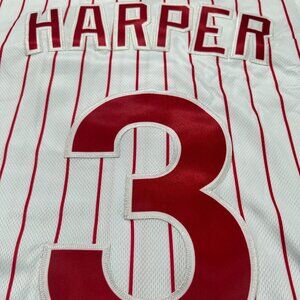 Bryce Harper Philadelphia Phillies Nike Throwback Cooperstown Jersey Men's Large